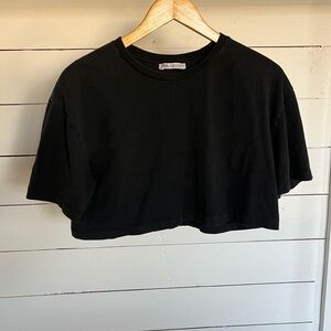 Zara Black Crop Top